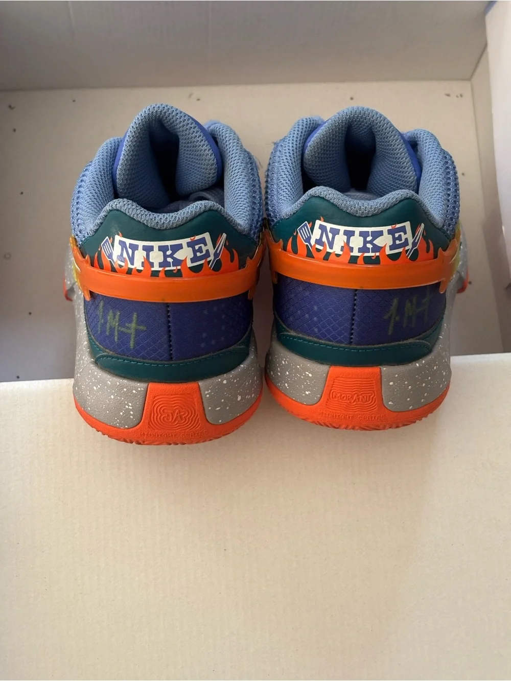 Nike Kids' Ja 1 Backyard BBQ (GS) - Purple/Orange
